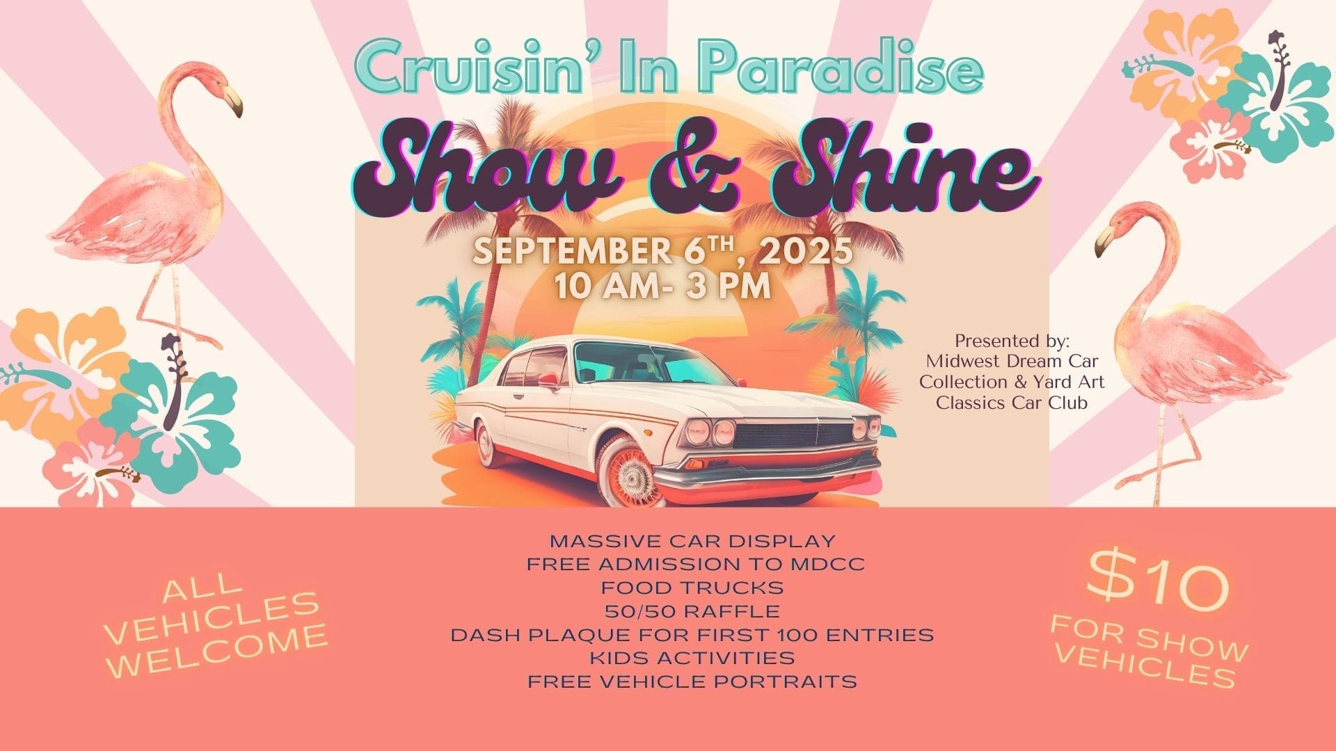 Show and Shine Cruisin’ In Paradise (1920 x 1080 px)